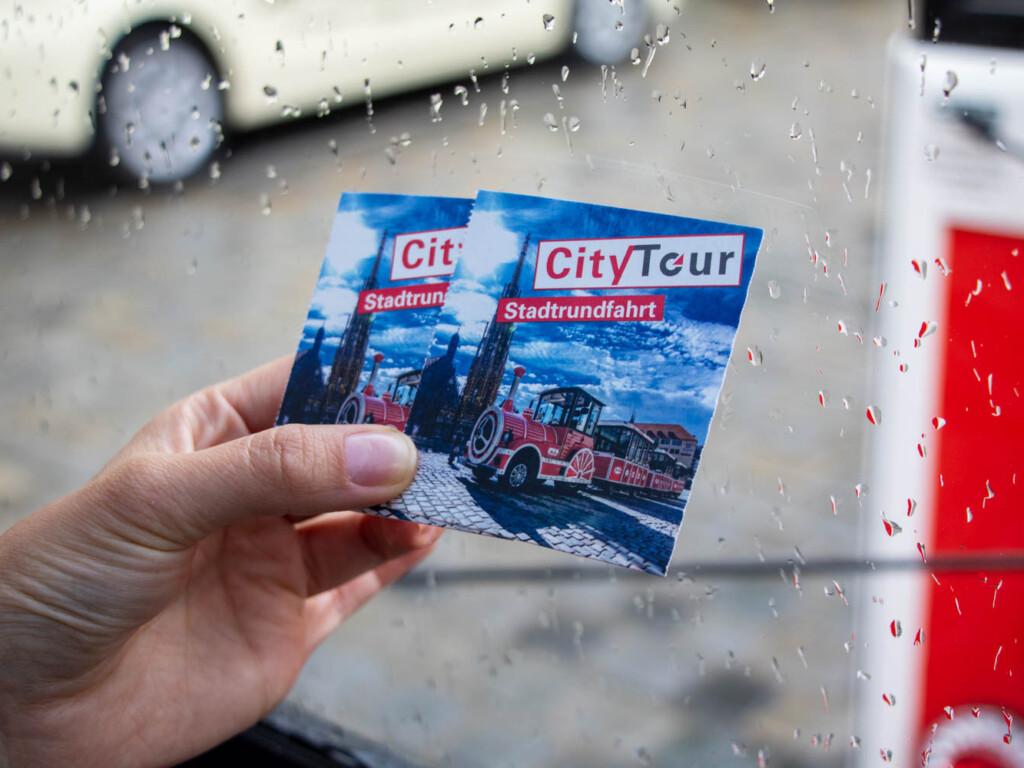 zwei Karten für eine City Tour
