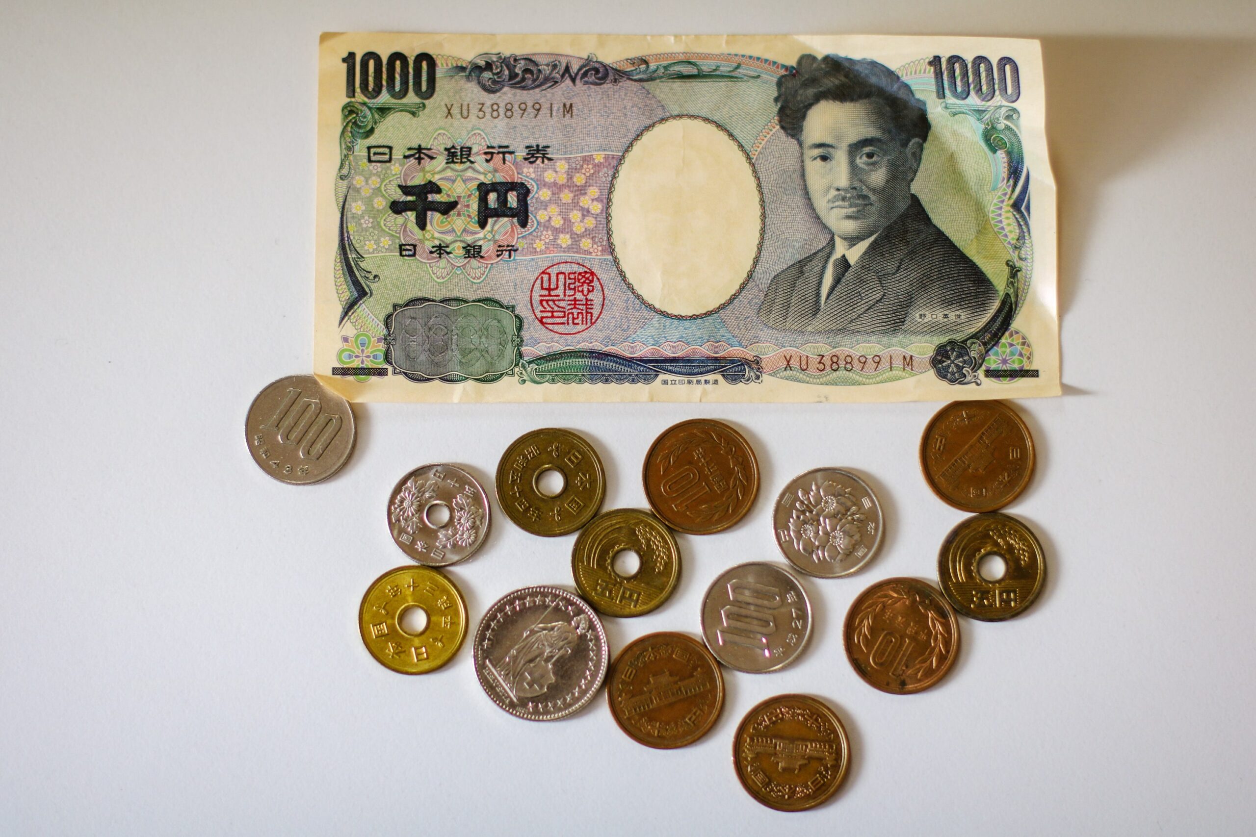 Geldscheine zum Bezahlen in Japan